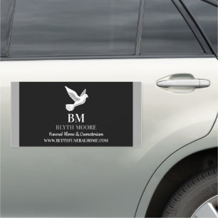 Holy Dove, Funeral Home, Directors Car Magnet