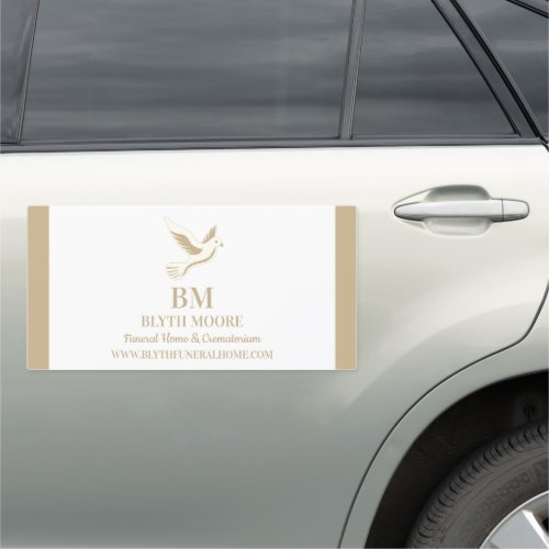 Holy Dove Funeral Home Directors Car Magnet