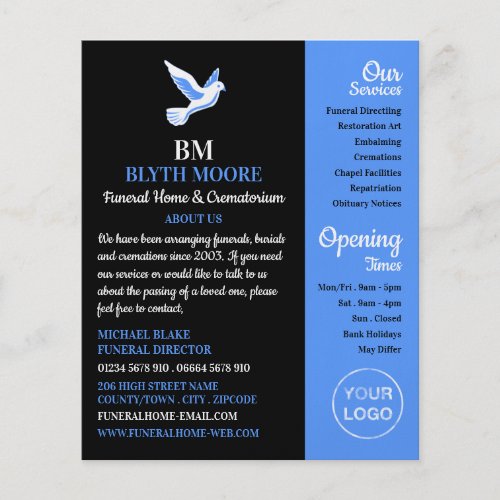 Holy Dove Funeral Home Directors Flyer