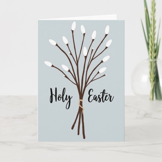 Holy Easter Season Greeting Card (Front)