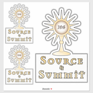 Holy Eucharist: Source and Summit Sticker
