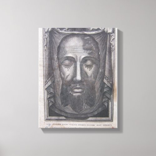 Holy face of Jesus Canvas Print
