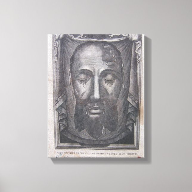Holy face of Jesus Canvas Print (Front)