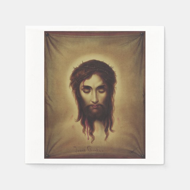Holy Face of Jesus Christ Napkins (Front)