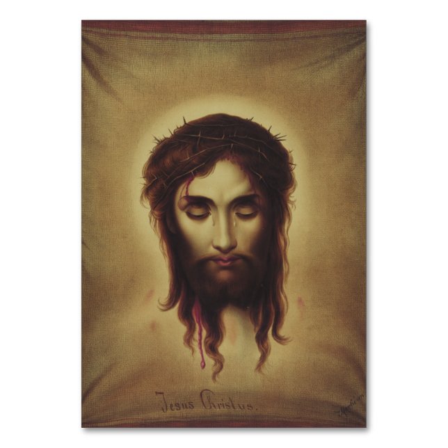 Holy Face of Jesus Christ Table Number (Front)