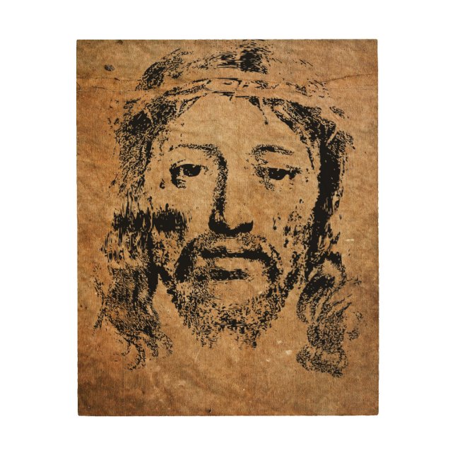 Holy Face of Jesus Christ Wood Wall Art (Front)