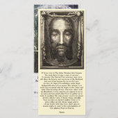 Holy Face of Jesus Devotional Holy Card (Front/Back)