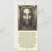 Holy Face of Jesus Devotional Holy Card (Front)