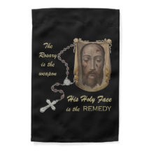 Holy Face of Jesus Garden Flag