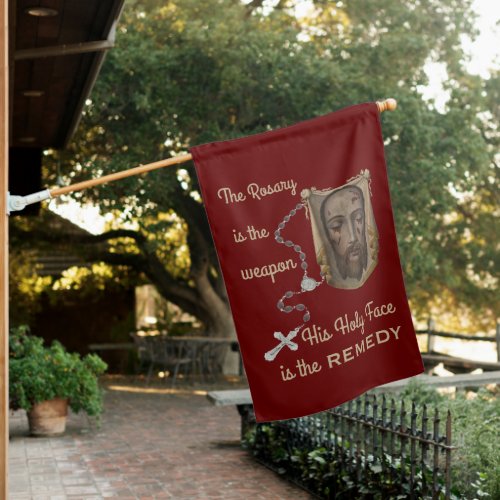 Holy Face of Jesus House Flag
