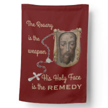 Holy Face of Jesus House Flag