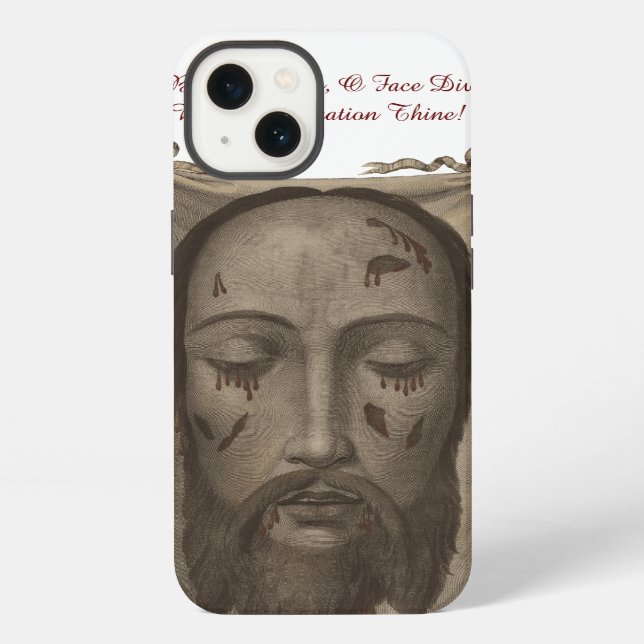 Holy Face of Jesus Iphone Case (Back)