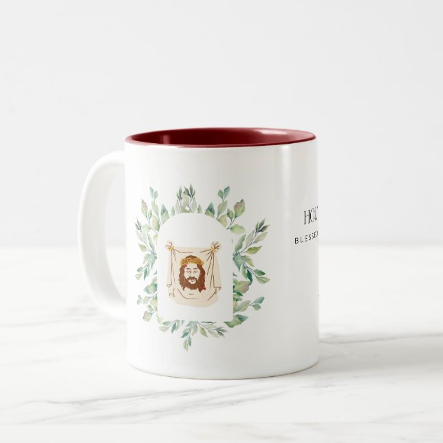 Holy Face of Jesus Mug (Front Left)