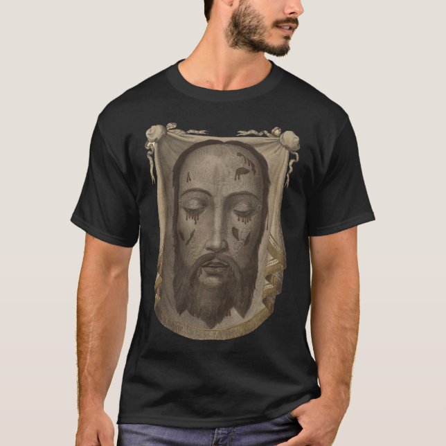 Holy Face of Jesus T Shirt (Front)
