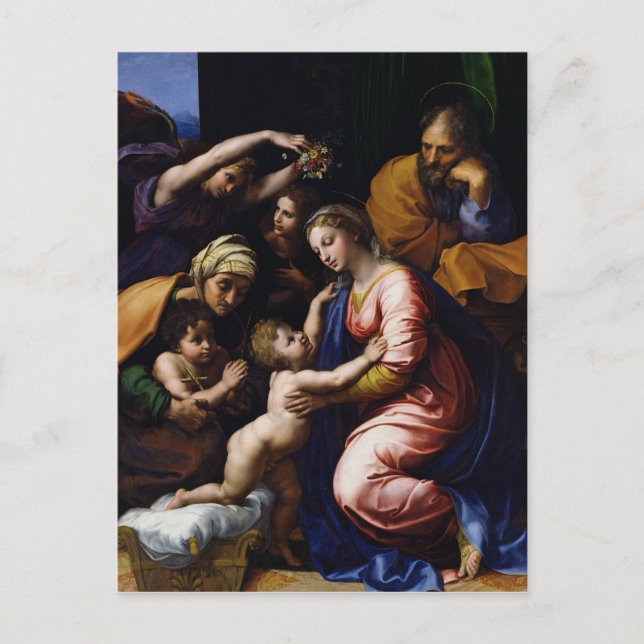 Holy Family , 1518 Postcard (Front)