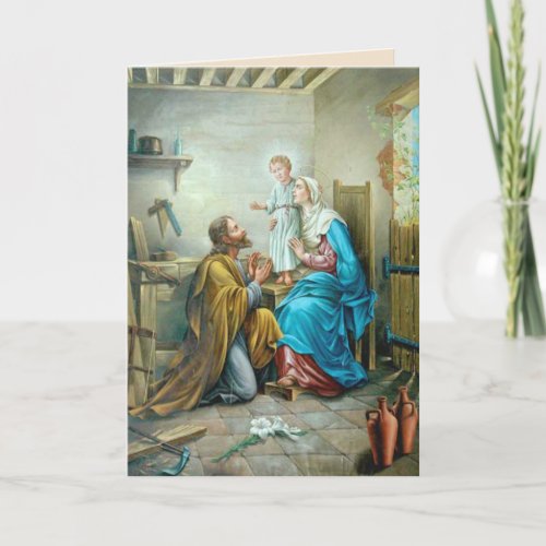 Holy Family Birthday Special Occasion Catholic Card