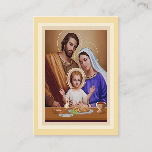 Holy Family Business Card (Front)