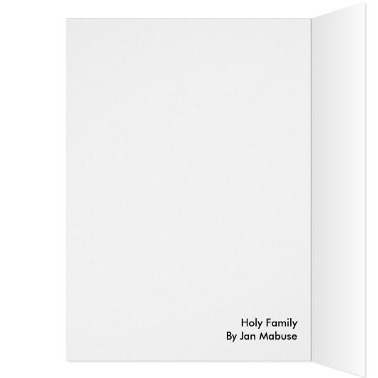 Holy Family By Jan Mabuse (Inside (Left))