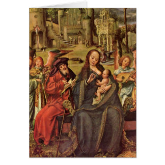 Holy Family By Jan Mabuse Cards