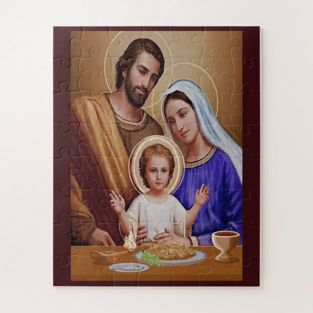 Holy Family Catholic art Jigsaw Puzzle (Vertical)