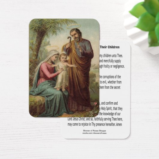 Holy Family Catholic Parent's Prayer for Children (Desk)
