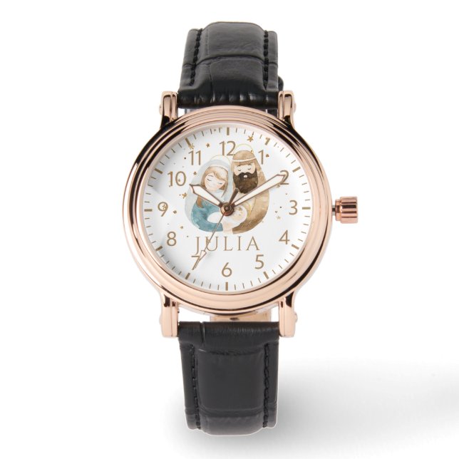 Holy Family Christmas Watch Gift for Women (Front)