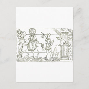 Holy Family Flight into Egypt Postcard