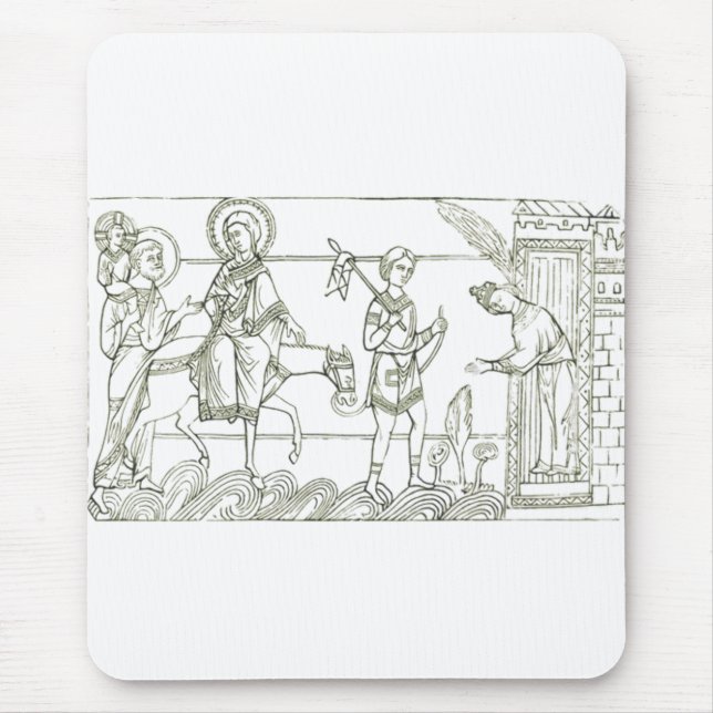 Holy Family Flights into Egypt  Mouse Pad (Front)