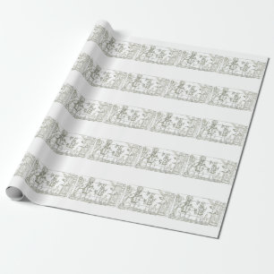 Holy Family Flights into Egypt  Wrapping Paper