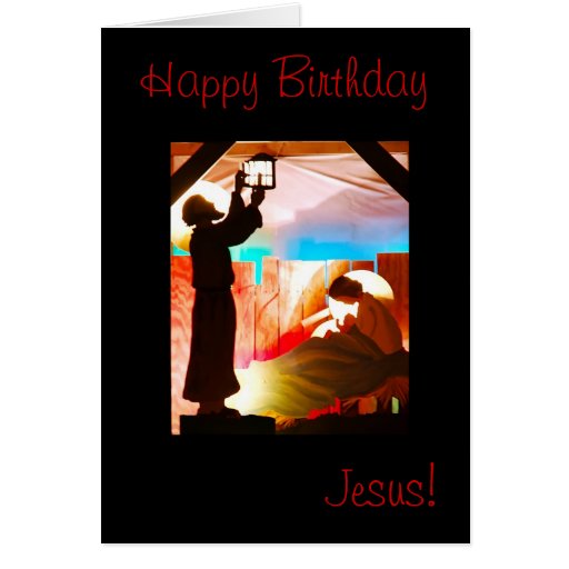 Unique 15 Happy Birthday Jesus Card
