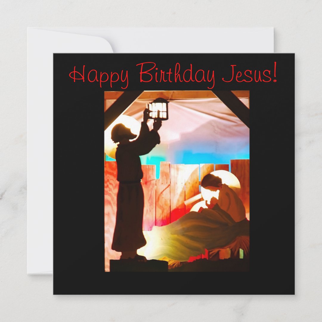 Holy Family - Happy Birthday Jesus Invitation | Zazzle