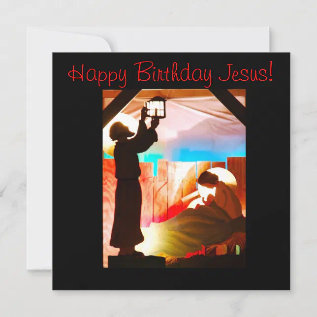 Holy Family - Happy Birthday Jesus Invitation | Zazzle