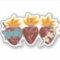 Holy Family Hearts - Vinyl Sticker