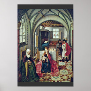 Holy Family In The Room With Anna And Joachim By N Poster