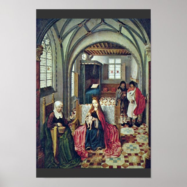 Holy Family In The Room With Anna And Joachim By N Poster (Front)