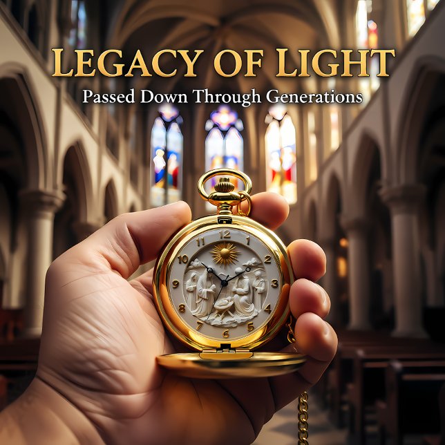 Holy Family Jesus Nativity Pocket Watch (Creator Uploaded)