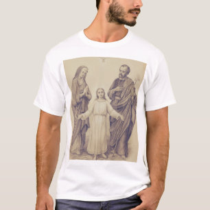 Holy Family Jesus, Virgin Mary and Saint Joseph  T-Shirt