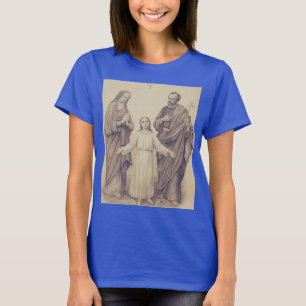 Holy Family Jesus, Virgin Mary and Saint Joseph  T-Shirt