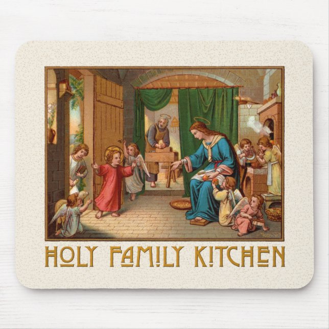 Holy Family Kitchen Mouse Pad (Front)
