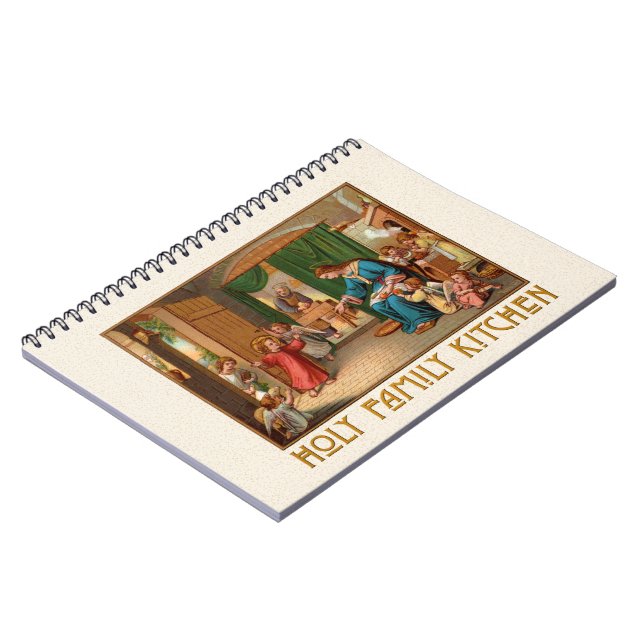 Holy Family Kitchen Spiral Photo Notebook (Left Side)