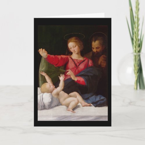Holy Family La Madone de Lorette Holiday Card