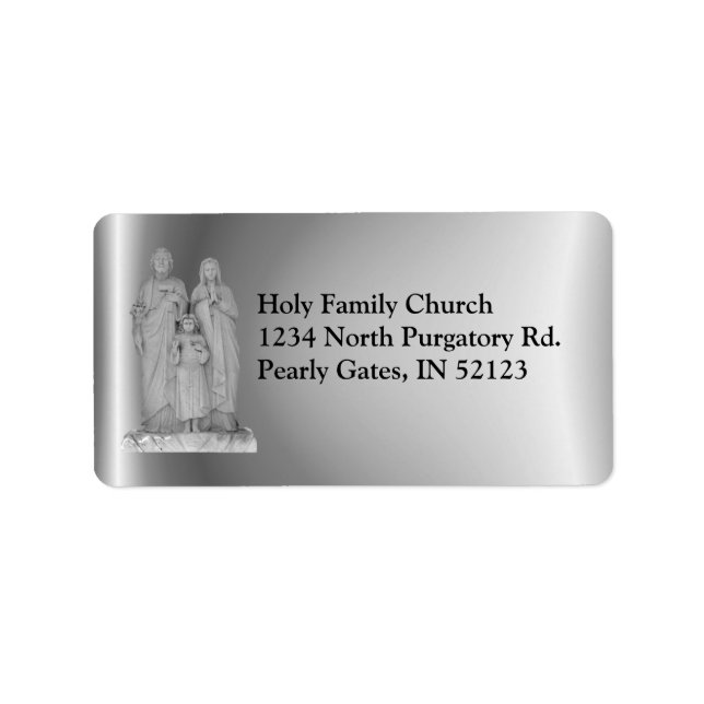 Holy Family ~ label (Front)