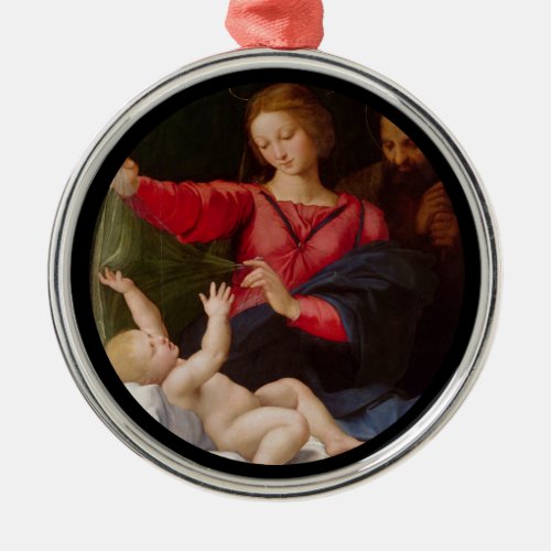 Holy Family Madonna of Loreto Metal Ornament