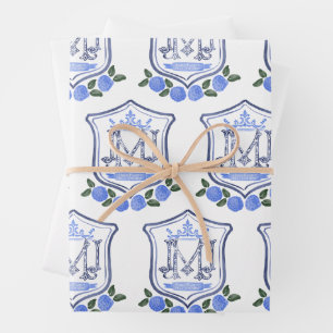 Holy Family Monogram Wrapping Paper