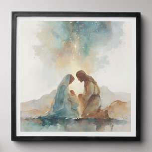 Holy Family Nativity Canvas Peel And Stick Photo Tile