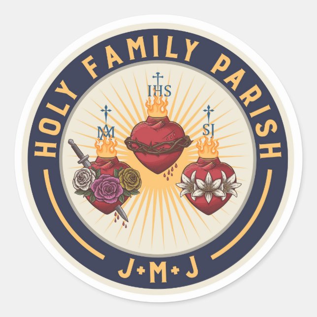 Holy Family Parish Stickers (Front)