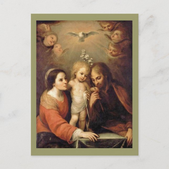Holy Family - Sacrada Familia Postcard (Front)