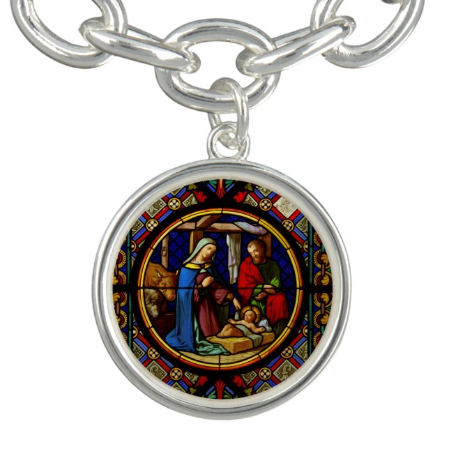 Holy Family "Stained Glass"  Bracelet (Design)