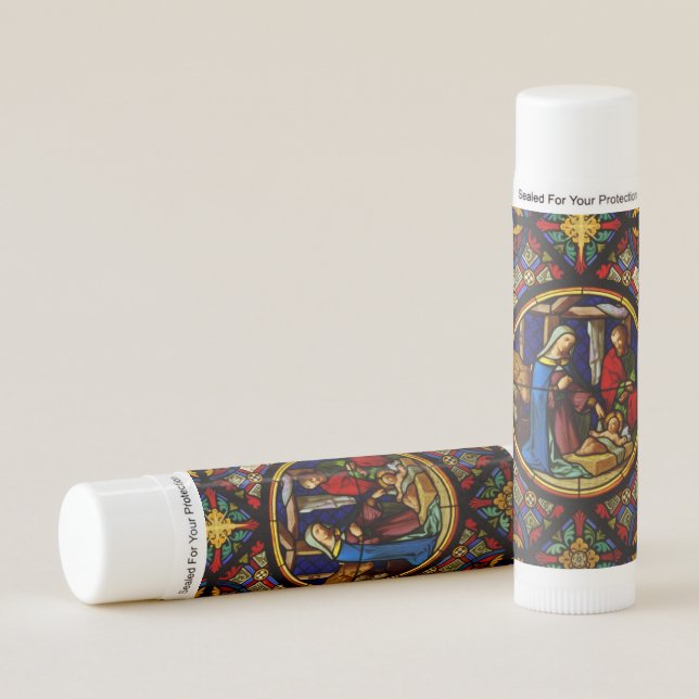 Holy Family "Stained Glass"  Lip Balm (Front)