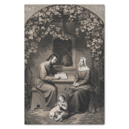 Holy Family Virgin Mary Saint Joseph Jesus Christ Tissue Paper